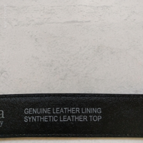 Columbia Men's Trinity Belt Black Silver Buckle Leather Lining Classic Business - Picture 7 of 11